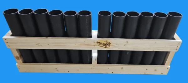 3" 1.3G 12 Shot Straight rack